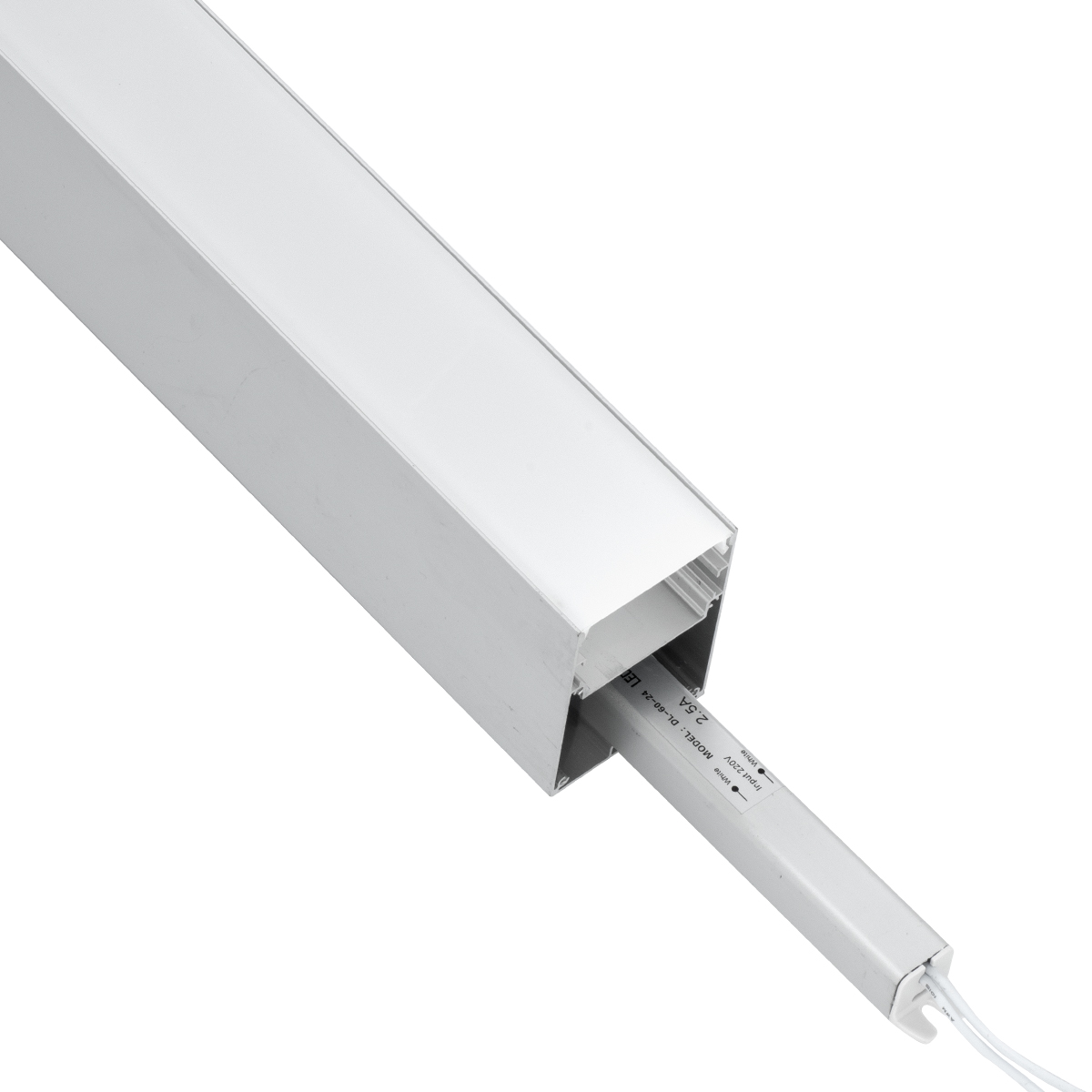 LEDTM® SURFACEPENDANT-PROFILE 70826-3M Προφίλ Αλουμινίου - Βάση & Ψύκτρα Ταινίας LED με Λευκό Γαλακτερό Κάλυμμα - Επιφανειακή & Κρεμαστή Χρήση - Πατητό Κάλυμμα - Ασημί - 3 Μέτρα - Μ300 x Π5 x Υ7cm - Image 6