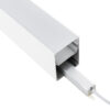 LEDTM® SURFACEPENDANT-PROFILE 70827-1M Προφίλ Αλουμινίου - Βάση & Ψύκτρα Ταινίας LED με Λευκό Γαλακτερό Κάλυμμα - Επιφανειακή & Κρεμαστή Χρήση - Πατητό Κάλυμμα - Λευκό - 1 Μέτρο - Μ100 x Π5 x Υ7cm - Image 6