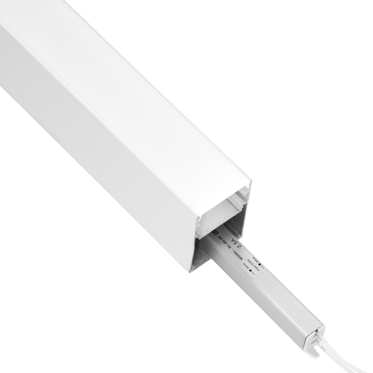 LEDTM® SURFACEPENDANT-PROFILE 70827-3M Προφίλ Αλουμινίου - Βάση & Ψύκτρα Ταινίας LED με Λευκό Γαλακτερό Κάλυμμα - Επιφανειακή & Κρεμαστή Χρήση - Πατητό Κάλυμμα - Λευκό - 3 Μέτρα - Μ300 x Π5 x Υ7cm - Image 6