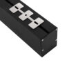 LEDTM® SURFACEPENDANT-PROFILE 70828-1M Προφίλ Αλουμινίου - Βάση & Ψύκτρα Ταινίας LED με Λευκό Γαλακτερό Κάλυμμα - Επιφανειακή & Κρεμαστή Χρήση - Πατητό Κάλυμμα - Μαύρο - 1 Μέτρο - Μ100 x Π5 x Υ7cm - Image 5