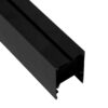 LEDTM® ALP-LINEAR VERTEX 70828-3M Επιφανειακό Προφίλ Αλουμινίου με Λευκό Γαλακτερό Πατητό Κάλυμμα για Ταινίες LED IP20 - Μαύρο & Λευκό - Μ300 x Π5 x Υ7cm - Image 5