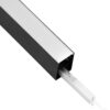 LEDTM® ALP-LINEAR VERTEX 70828-3M Επιφανειακό Προφίλ Αλουμινίου με Λευκό Γαλακτερό Πατητό Κάλυμμα για Ταινίες LED IP20 - Μαύρο & Λευκό - Μ300 x Π5 x Υ7cm - Image 6