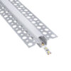 LEDTM® ALP-PLASTERIN GYPSO 70838-3M Χωνευτό Προφίλ Αλουμινίου Ειδικό για Γυψοσανίδα με Λευκό Γαλακτερό Πατητό Κάλυμμα για Ταινίες LED IP20 - Ασημί & Λευκό - Μ300 x Π5.6 x Υ1.5cm - Πακέτο 5 Τεμαχίων - Image 2