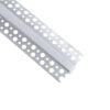 LEDTM® ALP-PLASTERIN GYPSO 70838-3M Χωνευτό Προφίλ Αλουμινίου Ειδικό για Γυψοσανίδα με Λευκό Γαλακτερό Πατητό Κάλυμμα για Ταινίες LED IP20 - Ασημί & Λευκό - Μ300 x Π5.6 x Υ1.5cm - Πακέτο 5 Τεμαχίων - Image 4