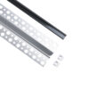 LEDTM® ALP-PLASTERIN GYPSO 70839-3M Χωνευτό Προφίλ Αλουμινίου Ειδικό για Γυψοσανίδα με Μαύρο Φιμέ Πατητό Κάλυμμα για Ταινίες LED IP20 - Ασημί & Μαύρο - Μ300 x Π5.6 x Υ1.5cm - Πακέτο 5 Τεμαχίων - Image 3