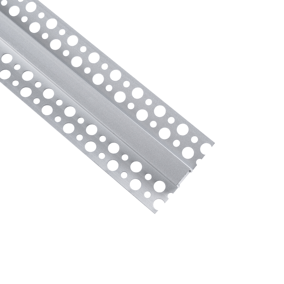 LEDTM® ALP-PLASTERIN GYPSO 70839-3M Χωνευτό Προφίλ Αλουμινίου Ειδικό για Γυψοσανίδα με Μαύρο Φιμέ Πατητό Κάλυμμα για Ταινίες LED IP20 - Ασημί & Μαύρο - Μ300 x Π5.6 x Υ1.5cm - Πακέτο 5 Τεμαχίων - Image 5