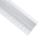 LEDTM® ALP-PLASTERIN GYPSO 70840-3M Χωνευτό Προφίλ Αλουμινίου Ειδικό για Δημιουργία Κρυφού Φωτισμού σε Γυψοσανίδα με Λευκό Γαλακτερό Πατητό Κάλυμμα για Ταινίες LED IP20 - Ασημί & Λευκό - Μ300 x Π9.7 x Υ2cm - Πακέτο 5 Τεμαχίων - Image 3