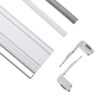 LEDTM® STAIR-PROFILE 70842-3M Προφίλ Αλουμινίου - Βάση & Ψύκτρα Ταινίας LED με Λευκό Γαλακτερό Κάλυμμα - Χρήση σε Σκαλοπάτια - Πατητό Κάλυμμα - Ασημί - 3 Μέτρα - Μ300 x Π8 x Υ3.2cm - Image 3