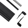 LEDTM® STAIR-PROFILE 70843-3M Προφίλ Αλουμινίου - Βάση & Ψύκτρα Ταινίας LED με Μαύρο Φιμέ Κάλυμμα - Χρήση σε Σκαλοπάτια - Πατητό Κάλυμμα - Μαύρο - 3 Μέτρα - Μ300 x Π8 x Υ3.2cm - Image 3