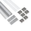 LEDTM® ALP-WALL-UPDOWN CONCEALED 70844-3M Επιφανειακό Προφίλ Αλουμινίου Ειδικό για Δημιουργία Κρυφού Φωτισμού Up & Down με Λευκό Γαλακτερό Πατητό Κάλυμμα για Ταινίες LED IP20 - Ασημί & Λευκό - Μ300 x Π5 x Υ1.7cm - Image 3