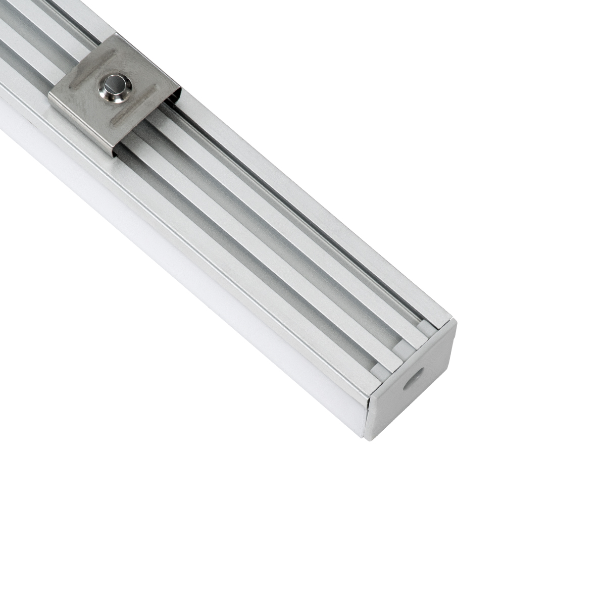 LEDTM® SURFACEPENDANT-PROFILE 70847-3M Προφίλ Αλουμινίου - Βάση & Ψύκτρα Ταινίας LED με Λευκό Γαλακτερό Κάλυμμα - Επιφανειακή & Κρεμαστή Χρήση - Πατητό Κάλυμμα - Ασημί - 3 Μέτρα - Πακέτο 5 Τεμαχίων - Μ300 x Π2.6 x Υ2.3cm - Image 6
