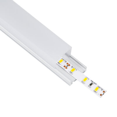 Alternative view of LEDTM® SURFACEPENDANT-PROFILE 70848-3M Προφίλ Αλουμινίου - Βάση & Ψύκτρα Ταινίας LED με Λευκό Γαλακτερό Κάλυμμα - Επιφανειακή & Κρεμαστή Χρήση - Πατητό Κάλυμμα - Λευκό - 3 Μέτρα - Πακέτο 5 Τεμαχίων - Μ300 x Π2.6 x Υ2.3cm
