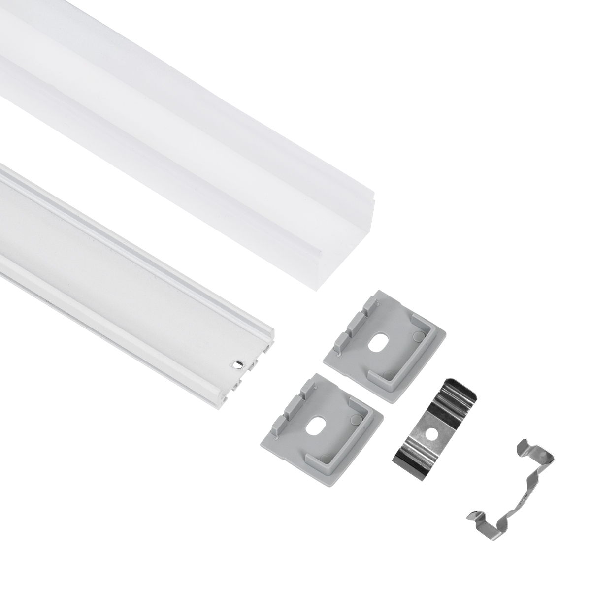 LEDTM® SURFACEPENDANT-PROFILE 70848-3M Προφίλ Αλουμινίου - Βάση & Ψύκτρα Ταινίας LED με Λευκό Γαλακτερό Κάλυμμα - Επιφανειακή & Κρεμαστή Χρήση - Πατητό Κάλυμμα - Λευκό - 3 Μέτρα - Πακέτο 5 Τεμαχίων - Μ300 x Π2.6 x Υ2.3cm - Image 3