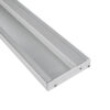 LEDTM® SKIRTINGBOARD-PROFILE 70850-3M Προφίλ Αλουμινίου - Βάση & Ψύκτρα Ταινίας LED με Λευκό Γαλακτερό Κάλυμμα - Επιφανειακή Χρήση για Περβάζι - Πατητό Κάλυμμα - Ασημί - 3 Μέτρα - Μ300 x Π1.6 x Υ8cm - Image 4