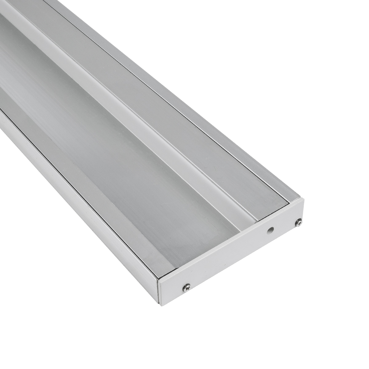 LEDTM® SKIRTINGBOARD-PROFILE 70850-3M Προφίλ Αλουμινίου - Βάση & Ψύκτρα Ταινίας LED με Λευκό Γαλακτερό Κάλυμμα - Επιφανειακή Χρήση για Περβάζι - Πατητό Κάλυμμα - Ασημί - 3 Μέτρα - Μ300 x Π1.6 x Υ8cm - Image 4