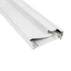 LEDTM® SKIRTINGBOARD-PROFILE 70851-3M Προφίλ Αλουμινίου - Βάση & Ψύκτρα Ταινίας LED με Λευκό Γαλακτερό Κάλυμμα - Επιφανειακή Χρήση για Περβάζι - Πατητό Κάλυμμα - Λευκό - 3 Μέτρα - Μ300 x Π1.6 x Υ8cm - Image 2