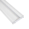 LEDTM® SKIRTINGBOARD-PROFILE 70851-3M Προφίλ Αλουμινίου - Βάση & Ψύκτρα Ταινίας LED με Λευκό Γαλακτερό Κάλυμμα - Επιφανειακή Χρήση για Περβάζι - Πατητό Κάλυμμα - Λευκό - 3 Μέτρα - Μ300 x Π1.6 x Υ8cm - Image 4