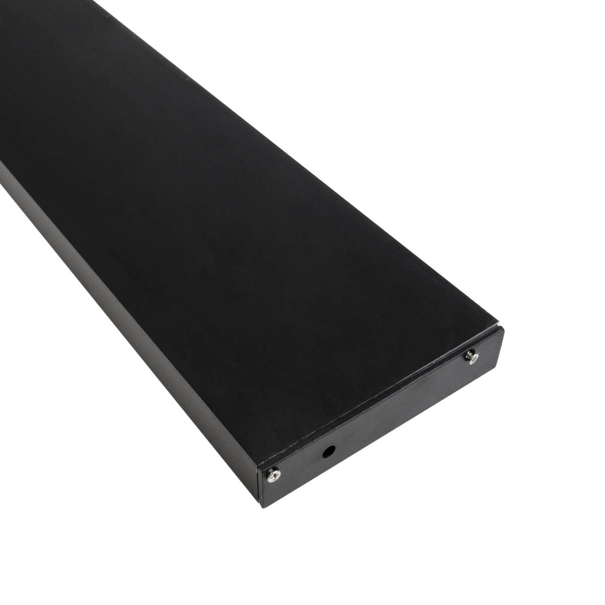 LEDTM® SKIRTINGBOARD-PROFILE 70852-3M Προφίλ Αλουμινίου - Βάση & Ψύκτρα Ταινίας LED με Λευκό Γαλακτερό Κάλυμμα - Επιφανειακή Χρήση για Περβάζι - Πατητό Κάλυμμα - Μαύρο - 3 Μέτρα - Μ300 x Π1.6 x Υ8cm - Image 5