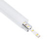 LEDTM® ALP-ROUND TUBIT 70853-3M Επιφανειακό & Κρεμαστό Προφίλ Αλουμινίου με Λευκό Γαλακτερό Πατητό Κάλυμμα για Ταινίες LED IP20 - Ασημί & Λευκό - Μ300 x Π3 x Υ3cm - Image 2