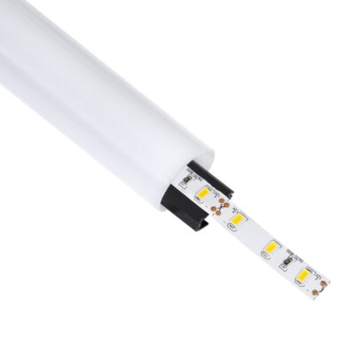 Alternative view of LEDTM® SURFACEPENDANT-PROFILE 70854-3M Προφίλ Αλουμινίου - Βάση & Ψύκτρα Ταινίας LED με Λευκό Γαλακτερό Κάλυμμα - Επιφανειακή & Κρεμαστή Χρήση - Πατητό Κάλυμμα - Μαύρο - 3 Μέτρα - Μ300 x Φ3cm