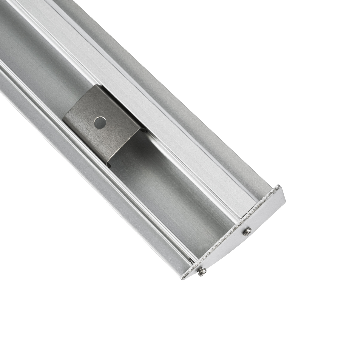 LEDTM® SURFACE-PROFILE 70857-3M Προφίλ Αλουμινίου - Βάση & Ψύκτρα Ταινίας LED με Λευκό Γαλακτερό Κάλυμμα - Επιφανειακή Χρήση Δημιουργίας Κρυφού Φωτισμού - Πατητό Κάλυμμα - Ασημί - 3 Μέτρα - Πακέτο 5 Τεμαχίων - Μ300 x Π1.7 x Υ4.2cm - Image 4