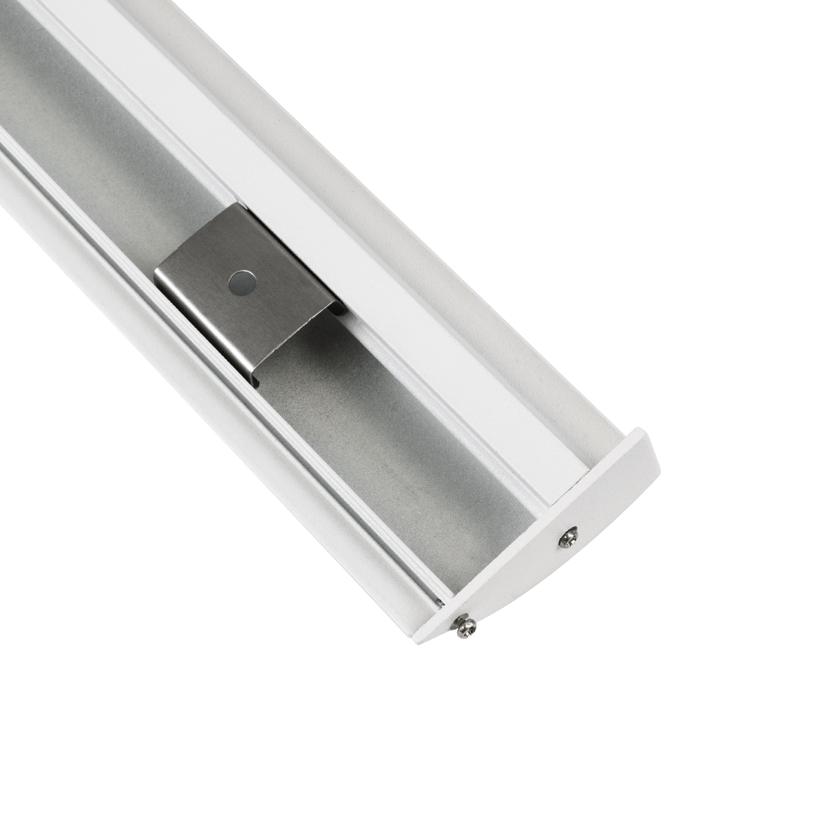 LEDTM® SURFACE-PROFILE 70858-3M Προφίλ Αλουμινίου - Βάση & Ψύκτρα Ταινίας LED με Λευκό Γαλακτερό Κάλυμμα - Επιφανειακή Χρήση Δημιουργίας Κρυφού Φωτισμού - Πατητό Κάλυμμα - Λευκό - 3 Μέτρα - Πακέτο 5 Τεμαχίων - Μ300 x Π1.7 x Υ4.2cm - Image 4