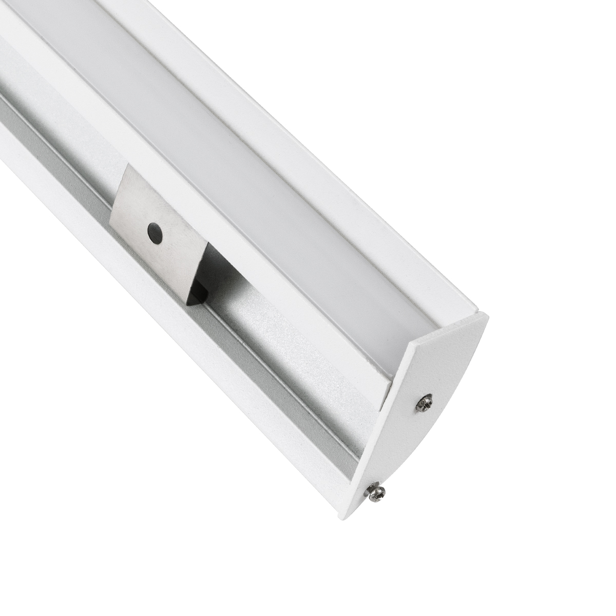 LEDTM® SURFACE-PROFILE 70858-3M Προφίλ Αλουμινίου - Βάση & Ψύκτρα Ταινίας LED με Λευκό Γαλακτερό Κάλυμμα - Επιφανειακή Χρήση Δημιουργίας Κρυφού Φωτισμού - Πατητό Κάλυμμα - Λευκό - 3 Μέτρα - Πακέτο 5 Τεμαχίων - Μ300 x Π1.7 x Υ4.2cm - Image 6