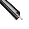LEDTM® SURFACE-PROFILE 70859-3M Προφίλ Αλουμινίου - Βάση & Ψύκτρα Ταινίας LED με Λευκό Γαλακτερό Κάλυμμα - Επιφανειακή Χρήση Δημιουργίας Κρυφού Φωτισμού - Πατητό Κάλυμμα - Μαύρο - 3 Μέτρα - Πακέτο 5 Τεμαχίων - Μ300 x Π1.7 x Υ4.2cm - Image 2