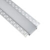 LEDTM® ALP-PLASTERIN GYPSO 70861-3M Χωνευτό Προφίλ Αλουμινίου Ειδικό για Γυψοσανίδα με Λευκό Γαλακτερό Πατητό Κάλυμμα για Ταινίες LED IP20 - Ασημί & Λευκό - Μ300 x Π7.8 x Υ1.4cm - Πακέτο 5 Τεμαχίων - Image 4