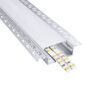 LEDTM® ALP-PLASTERIN GYPSO 70862-3M Χωνευτό Προφίλ Αλουμινίου Ειδικό για Γυψοσανίδα με Λευκό Γαλακτερό Πατητό Κάλυμμα για Ταινίες LED IP20 - Ασημί & Λευκό - Μ300 x Π8.8 x Υ2cm - Πακέτο 5 Τεμαχίων - Image 2