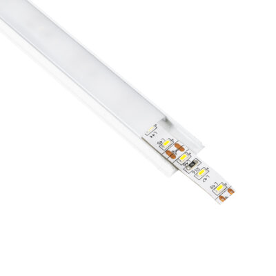 Alternative view of LEDTM® CURVED-PROFILE 70863-3M Προφίλ Αλουμινίου - Βάση & Ψύκτρα Ταινίας LED με Λευκό Γαλακτερό Κάλυμμα - Επιφανειακή Χρήση - Εύκαμπτο με Δυνατότητα Κυρτής Τοποθέτησης - Πατητό Κάλυμμα - Λευκό - 3 Μέτρα - Πακέτο 5 Τεμαχίων - Μ300 x Π1.8 x Υ0.5cm