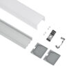 LEDTM® SURFACEPENDANT-PROFILE 70864-3M Προφίλ Αλουμινίου - Βάση & Ψύκτρα Ταινίας LED με Λευκό Γαλακτερό Κάλυμμα - Επιφανειακή & Κρεμαστή Χρήση - Πατητό Κάλυμμα - Ασημί - 3 Μέτρα - Μ300 x Π4.5 x Υ4.2cm - Image 3