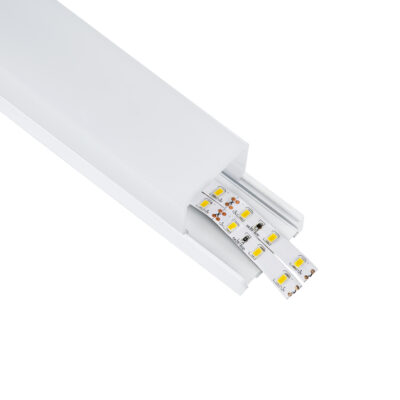 Alternative view of LEDTM® SURFACEPENDANT-PROFILE 70865-1M Προφίλ Αλουμινίου - Βάση & Ψύκτρα Ταινίας LED με Λευκό Γαλακτερό Κάλυμμα - Επιφανειακή & Κρεμαστή Χρήση - Πατητό Κάλυμμα - Λευκό - 1 Μέτρο - Μ100 x Π4.5 x Υ4.2cm