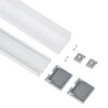 LEDTM® SURFACEPENDANT-PROFILE 70865-1M Προφίλ Αλουμινίου - Βάση & Ψύκτρα Ταινίας LED με Λευκό Γαλακτερό Κάλυμμα - Επιφανειακή & Κρεμαστή Χρήση - Πατητό Κάλυμμα - Λευκό - 1 Μέτρο - Μ100 x Π4.5 x Υ4.2cm - Image 3