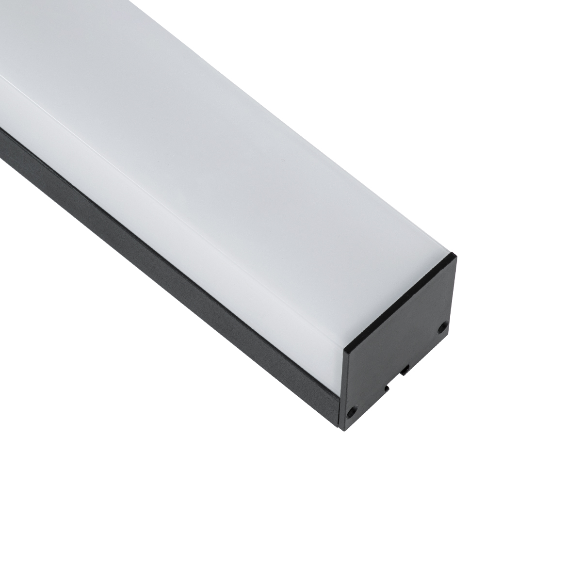 LEDTM® SURFACEPENDANT-PROFILE 70866-1M Προφίλ Αλουμινίου - Βάση & Ψύκτρα Ταινίας LED με Λευκό Γαλακτερό Κάλυμμα - Επιφανειακή & Κρεμαστή Χρήση - Πατητό Κάλυμμα - Μαύρο - 1 Μέτρο - Μ100 x Π4.5 x Υ4.2cm - Image 4