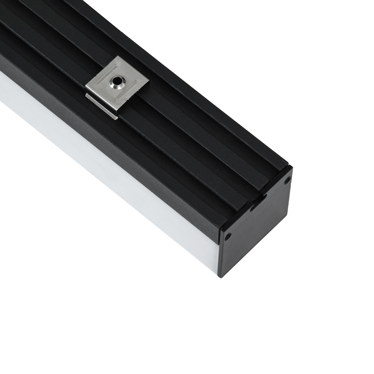 LEDTM® SURFACEPENDANT-PROFILE 70866-1M Προφίλ Αλουμινίου - Βάση & Ψύκτρα Ταινίας LED με Λευκό Γαλακτερό Κάλυμμα - Επιφανειακή & Κρεμαστή Χρήση - Πατητό Κάλυμμα - Μαύρο - 1 Μέτρο - Μ100 x Π4.5 x Υ4.2cm - Image 6