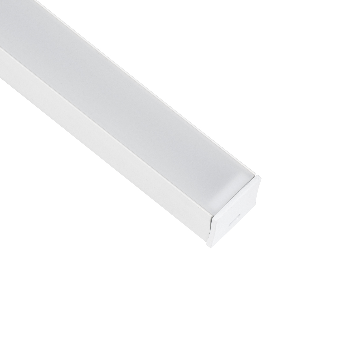 LEDTM® SURFACE-PROFILE 70868-3M Προφίλ Αλουμινίου - Βάση & Ψύκτρα Ταινίας LED με Λευκό Γαλακτερό Κάλυμμα - Επιφανειακή Χρήση - Πατητό Κάλυμμα - Λευκό - 3 Μέτρα - Πακέτο 5 Τεμαχίων - Μ300 x Π2.3 x Υ2cm - Image 4