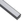 LEDTM® ALP-LINEAR LIGHTLINE 70869-3M Επιφανειακό Προφίλ Αλουμινίου με Λευκό Γαλακτερό Πατητό Κάλυμμα για Ταινίες LED IP20 - Μαύρο & Λευκό - Μ300 x Π2.3 x Υ2cm - Πακέτο 5 Τεμαχίων - Image 4