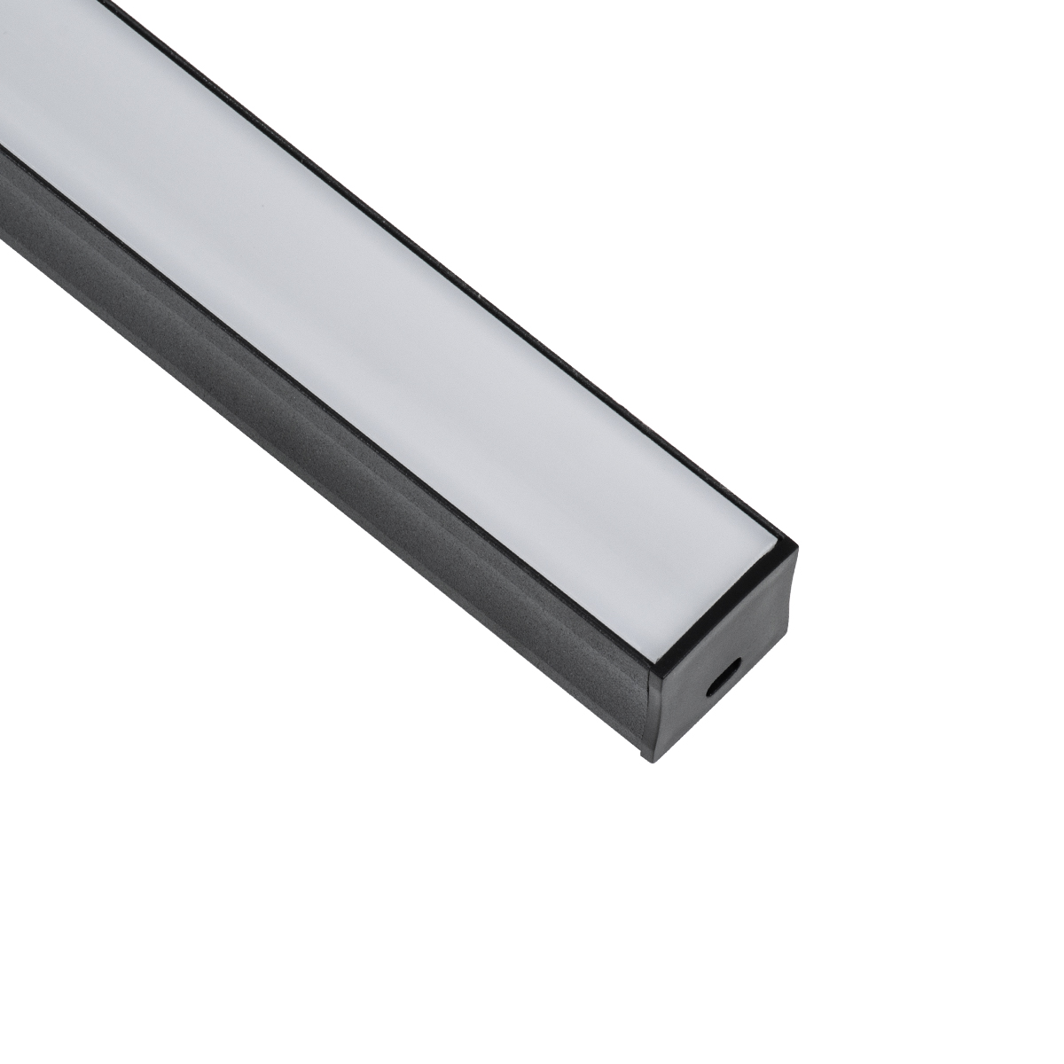 LEDTM® ALP-LINEAR LIGHTLINE 70869-3M Επιφανειακό Προφίλ Αλουμινίου με Λευκό Γαλακτερό Πατητό Κάλυμμα για Ταινίες LED IP20 - Μαύρο & Λευκό - Μ300 x Π2.3 x Υ2cm - Πακέτο 5 Τεμαχίων - Image 4