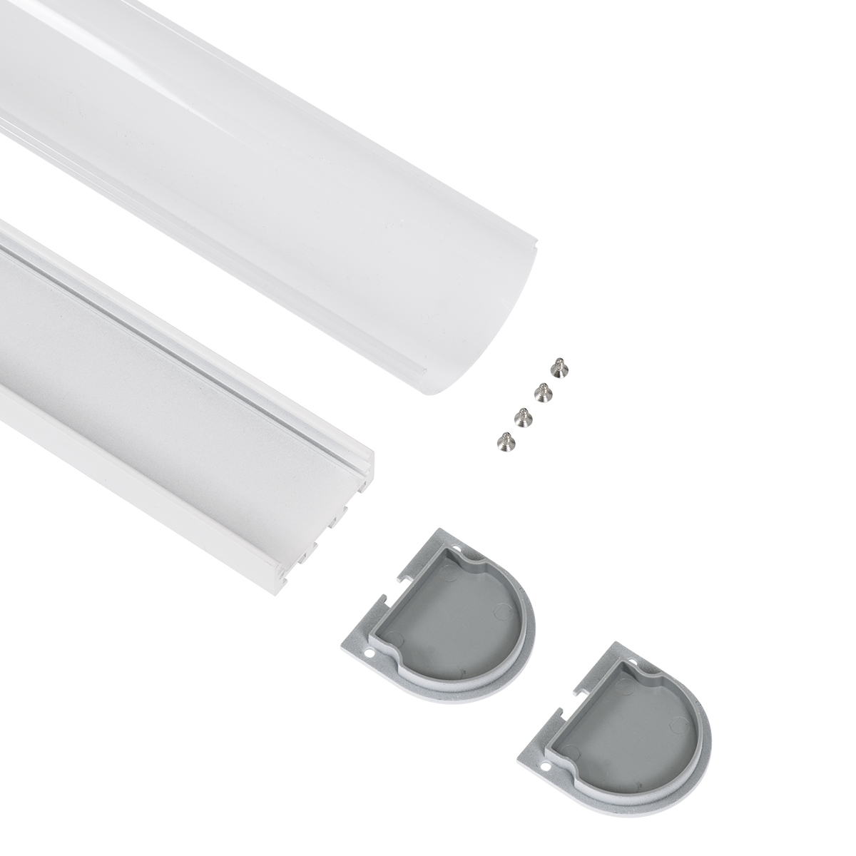 LEDTM® SURFACEPENDANT-PROFILE 70871-3M Προφίλ Αλουμινίου - Βάση & Ψύκτρα Ταινίας LED με Λευκό Γαλακτερό Κάλυμμα - Επιφανειακή & Κρεμαστή Χρήση - Πατητό Κάλυμμα - Λευκό - 3 Μέτρα - Μ300 x Π4.5 x Υ4.2cm - Image 3
