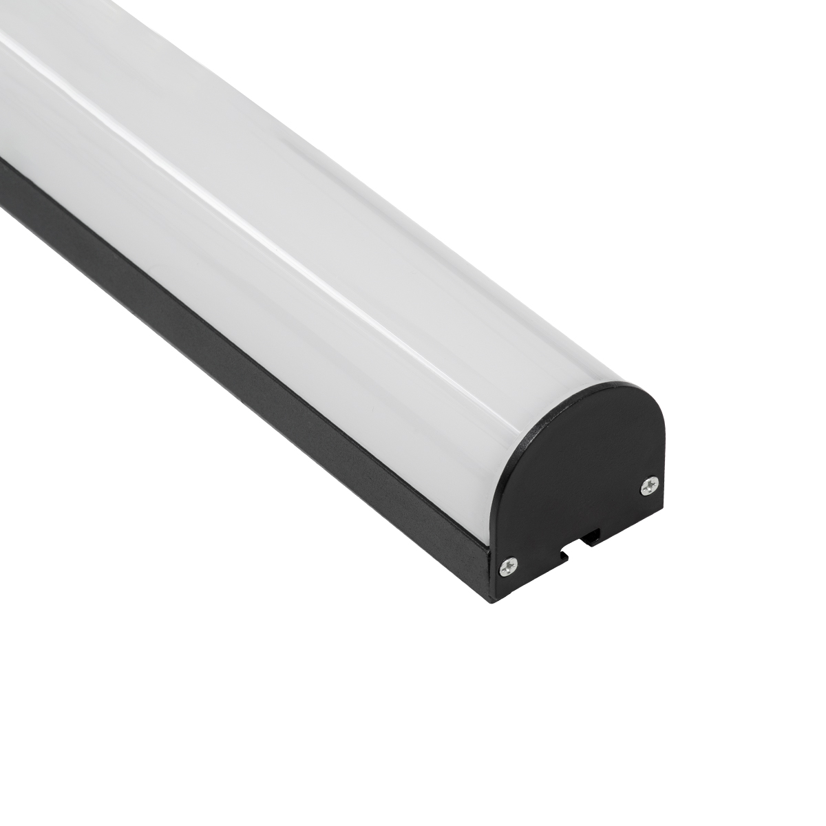 LEDTM® SURFACEPENDANT-PROFILE 70872-1M Προφίλ Αλουμινίου - Βάση & Ψύκτρα Ταινίας LED με Λευκό Γαλακτερό Κάλυμμα - Επιφανειακή & Κρεμαστή Χρήση - Πατητό Κάλυμμα - Μαύρο - 1 Μέτρα - Μ100 x Π4.5 x Υ4.2cm - Image 4