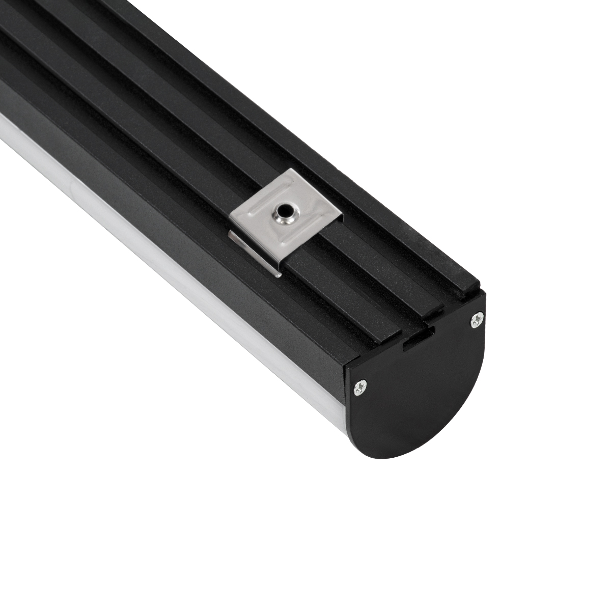 LEDTM® SURFACEPENDANT-PROFILE 70872-1M Προφίλ Αλουμινίου - Βάση & Ψύκτρα Ταινίας LED με Λευκό Γαλακτερό Κάλυμμα - Επιφανειακή & Κρεμαστή Χρήση - Πατητό Κάλυμμα - Μαύρο - 1 Μέτρα - Μ100 x Π4.5 x Υ4.2cm - Image 6