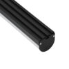 LEDTM® SURFACEPENDANT-PROFILE 70872-3M Προφίλ Αλουμινίου - Βάση & Ψύκτρα Ταινίας LED με Λευκό Γαλακτερό Κάλυμμα - Επιφανειακή & Κρεμαστή Χρήση - Πατητό Κάλυμμα - Μαύρο - 3 Μέτρα - Μ300 x Π4.5 x Υ4.2cm - Image 5