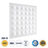 LEDTM® ZEUS 60970 Χωνευτό Panel Οροφής 60x60 με Anti Glare Reflector LED 48W 6960lm 120° CRI≥85Ra UGR<19 AC 220-240V IP20 Θερμό Λευκό 2700K - Lumileds SMD Chip & TÜV SÜD Driver - Λευκό Γαλακτερό - Μ60 x Π60 x Υ3.3cm / Q56 x 56cm - 5 Χρόνια Εγγύηση - Image 2