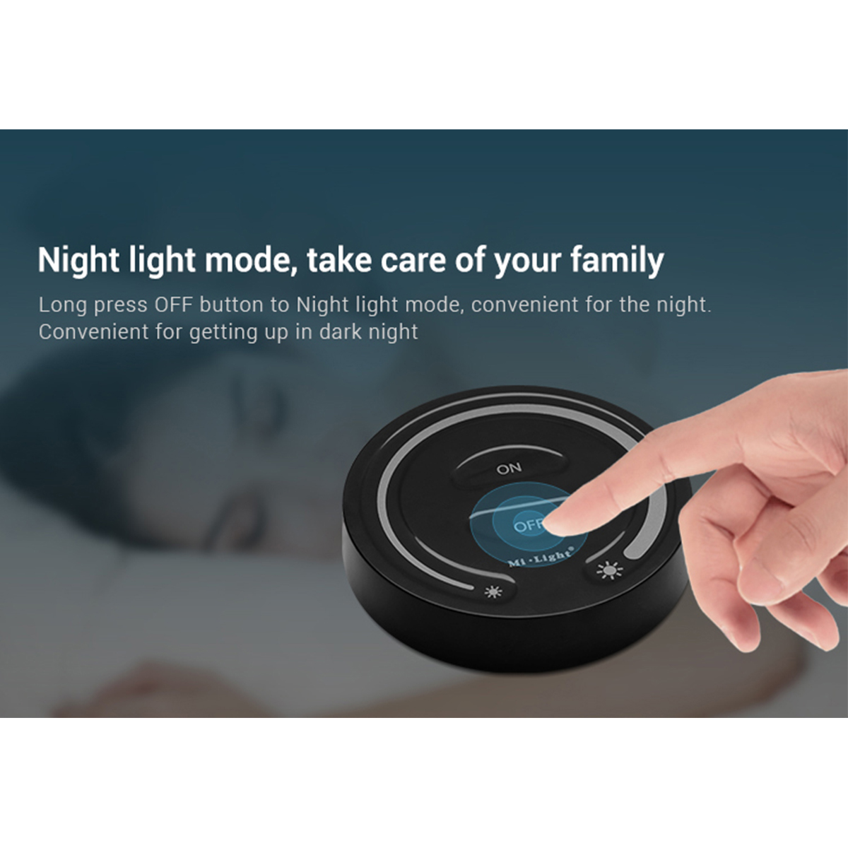 LEDTM® MiBOXER-FUT087-B 71403 Ασύρματο Χειριστήριο Αφής 1 Ζώνης DC 3V(2 x AAA) IP20 - RF 2.4GHz - Μαύρο - Μ8 x Π8 x Υ1.8cm - 3 Χρόνια Εγγύηση - Image 11