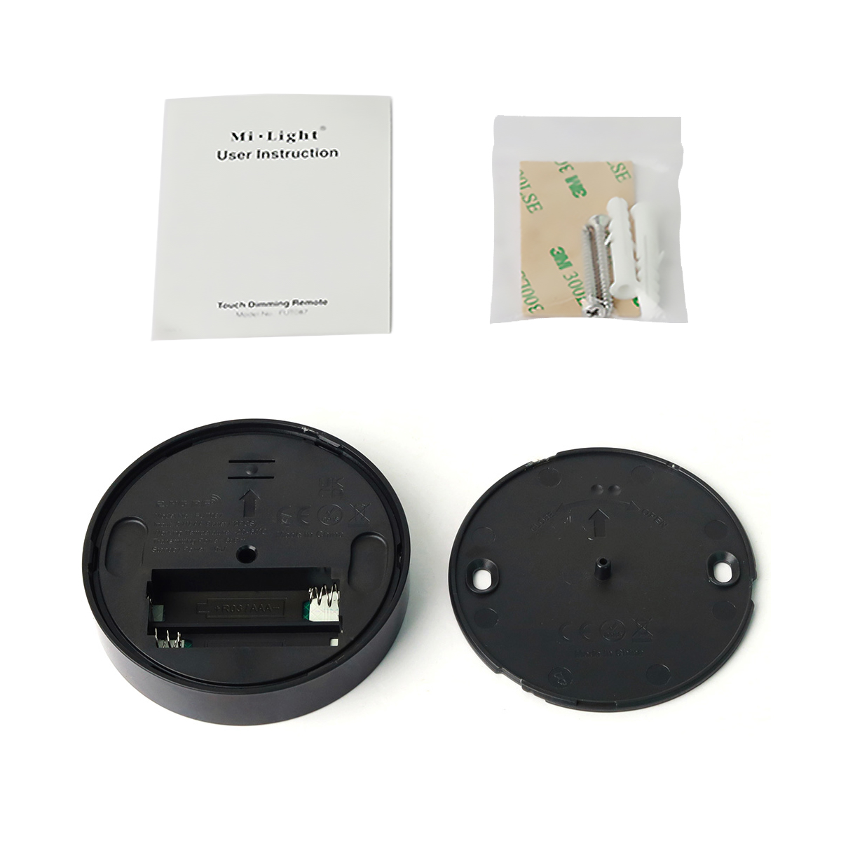 LEDTM® MiBOXER-FUT087-B 71403 Ασύρματο Χειριστήριο Αφής 1 Ζώνης DC 3V(2 x AAA) IP20 - RF 2.4GHz - Μαύρο - Μ8 x Π8 x Υ1.8cm - 3 Χρόνια Εγγύηση - Image 9