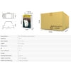 LEDTM® 71415 LS2S Mi-BOXER DC WiFi & RF 2.4Ghz Dimmer High Speed Controller 5 Καναλιών DC 12-24V 5 x 6A 144W - Max 10A 240W - IP20 RGBW+WW - Din Rail Ράγας - Μ9 x Π3.4 x Υ6cm - 5 Years Warranty - Image 17