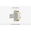 LEDTM® MiBOXER-DL-POW1 71420 DC DALI BUS Τροφοδοτικό/Μετασχηματιστής SELV Ράγας με 2 x 125mA 2W Κανάλια AC 220-240V σε DC 16V 250mA 4W Max IP20 - DALI BUS - Μ9 x Π3.4 x Υ6cm - 5 Χρόνια Εγγύηση - Image 12