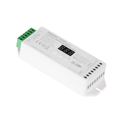 Alternative view of LEDTM® 71426 D5-CX Mi-BOXER DC DMX & RDM Dimmer High Speed Controller / Decoder 5 Καναλιών DC 12-24V 5 x 4A 96W - Max 20A 480W - IP20 Μ13 x Π5 x Υ2.5cm - 5 Years Warranty