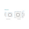 LEDTM® 71443 K1 Mi-BOXER Ασύρματο Επιτοίχιο Χειριστήριο Dimmer RF 2.4Ghz για όλα τα Μονόχρωμα Mi-BOXER Controller DC 3V 1 x CR2032 - IP20 Λευκό Μ8.5 x Π8.5 x Υ2.5cm - 5 Years Warranty - Image 11